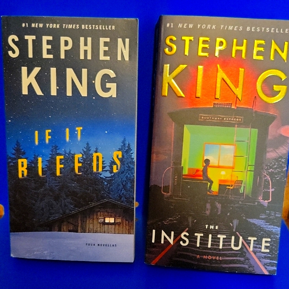 Stephen King Book Set - If It Bleeds & The Institute